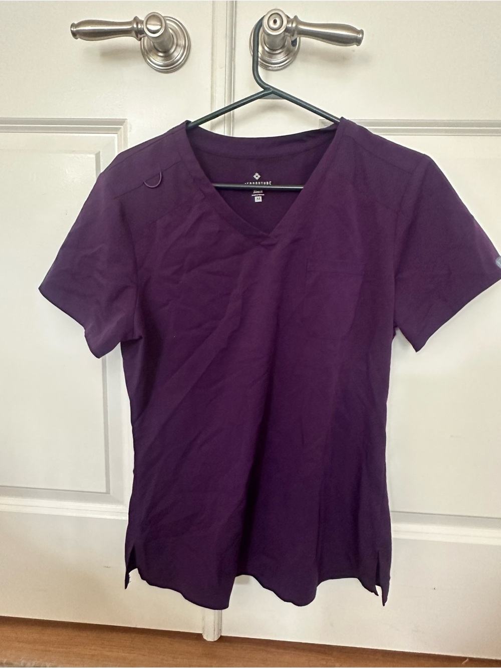 Purple Medcouture Scrub Top